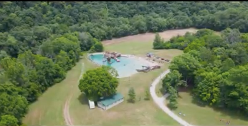 Aerial view of Indian Creek Baptist Camp